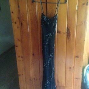 COPY - Long Black Beaded Dress